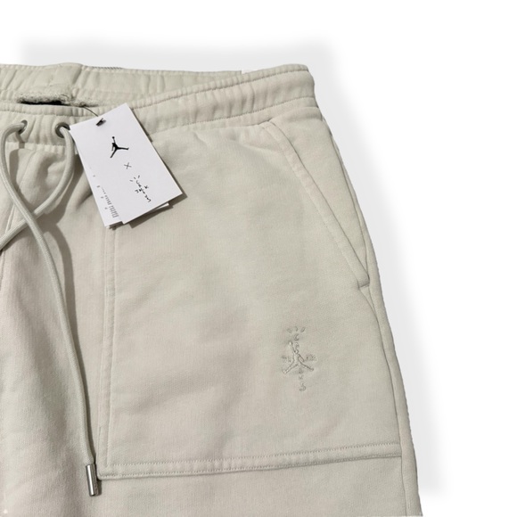 Jordan X Travis Scott Cactus Light Bone Sweatpants Men’s Size XL - Picture 3 of 8